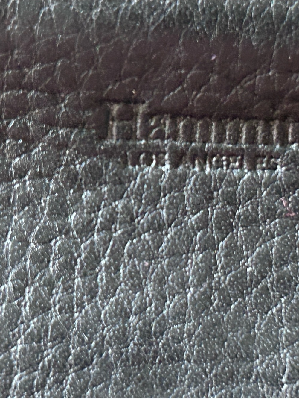 Hammitt Black Pebbled Leather Zip Wallet - Picture 3 of 6